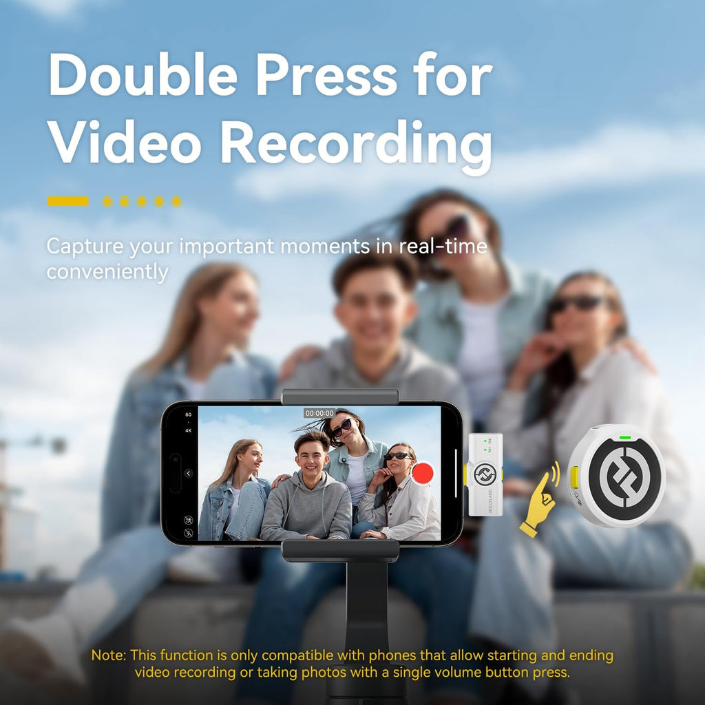 Hollyland Lark M2 Microfono Lavalier Wireless (2TX+1RX) per Telefoni Android, iPhone 15, 48kHz/24 bit, 300 m, Hi-Fi Audio, ENC Antirumore, 30H, Microfono Lavalier per Livestream, Vlog, Podcast - Nero