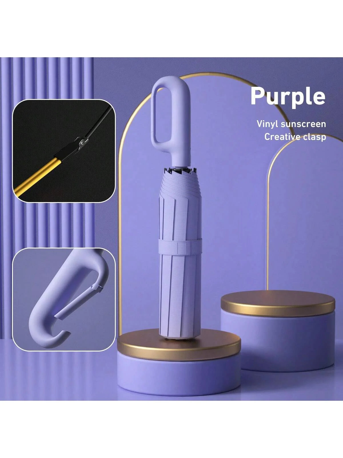 Paraguas Automático Premium con Diseño Compacto y Antiviento