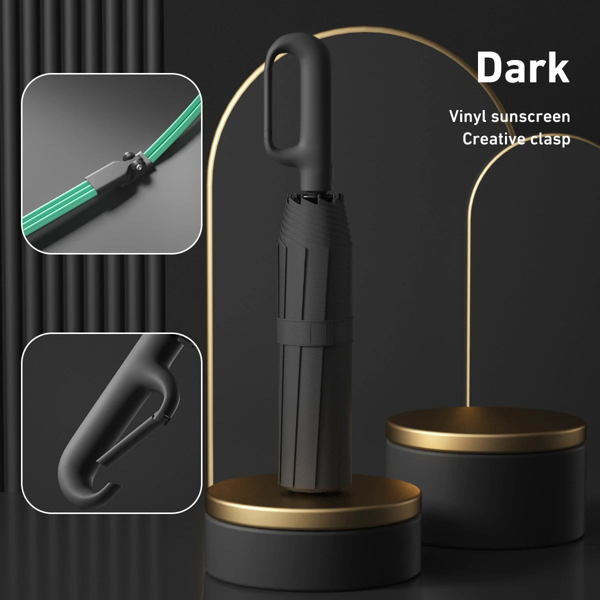 Paraguas Automático Premium con Diseño Compacto y Antiviento