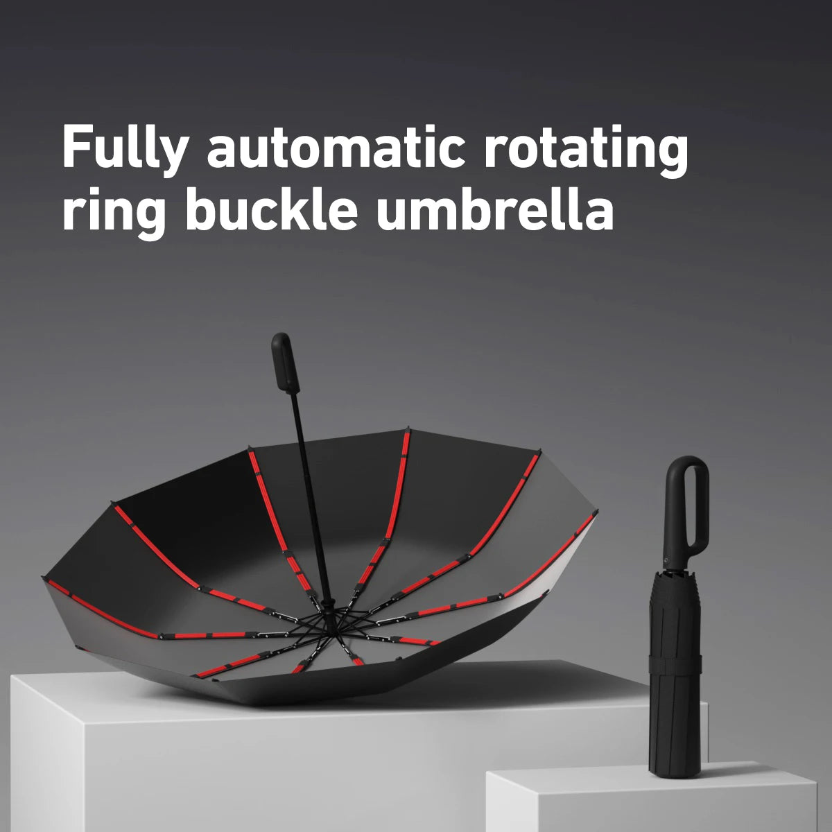Paraguas Automático Premium con Diseño Compacto y Antiviento