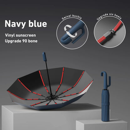 Paraguas Automático Premium con Diseño Compacto y Antiviento