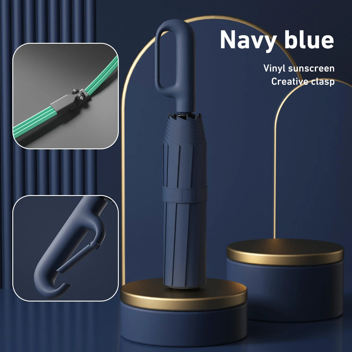 Paraguas Automático Premium con Diseño Compacto y Antiviento