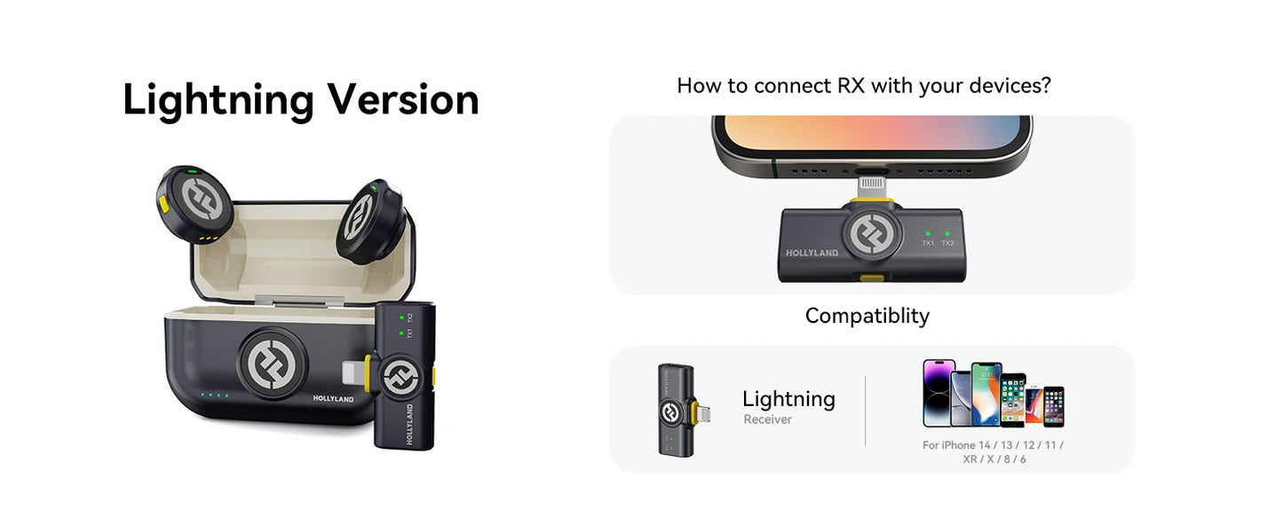 Micrófono inalámbrico Hollyland Lark M2