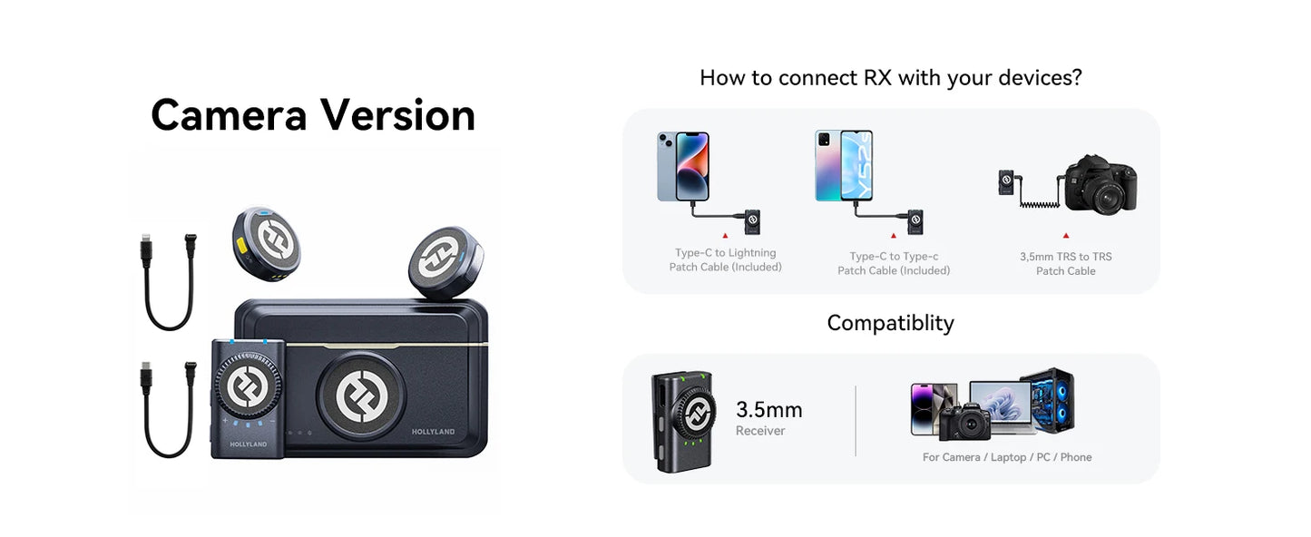 Micrófono inalámbrico Hollyland Lark M2