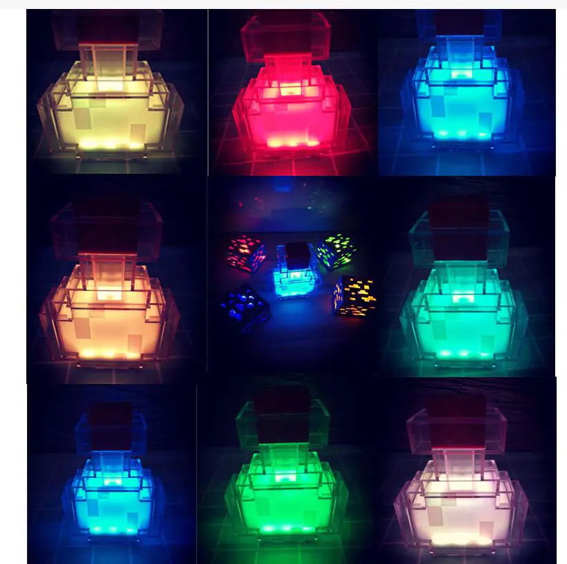 Lámpara de Minecraft