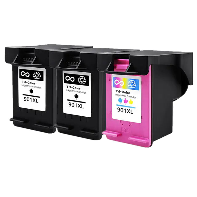 Cartucho de Tinta 901XL para Impresoras HP Officejet